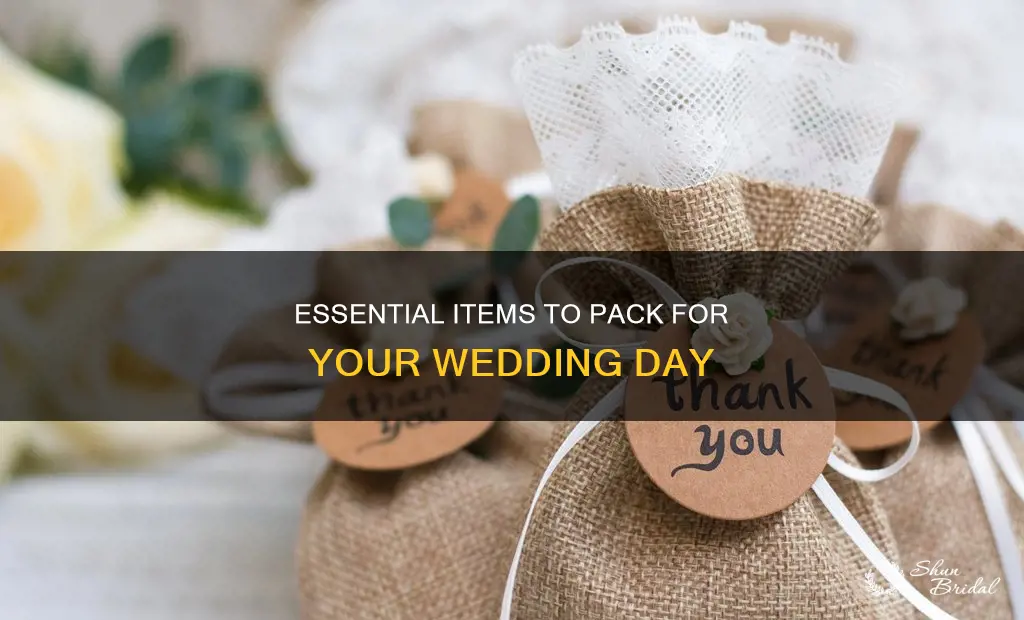 what to bring to wedding
