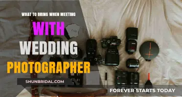 Essential Items to Bring When Meeting Your Wedding Photographer