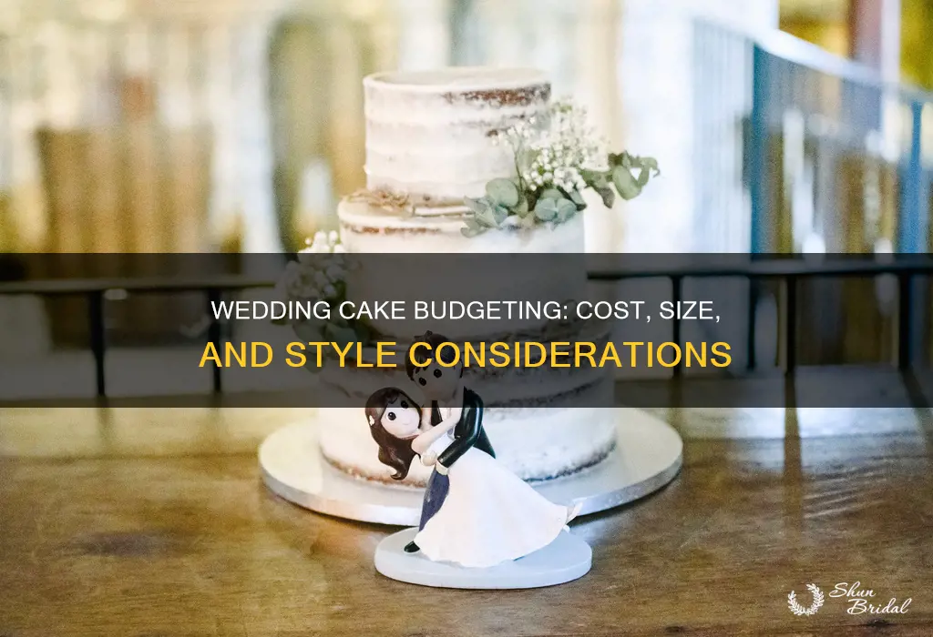 what to budget for a wedding cake