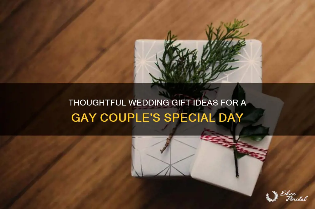what to buy a gay couple for their wedding