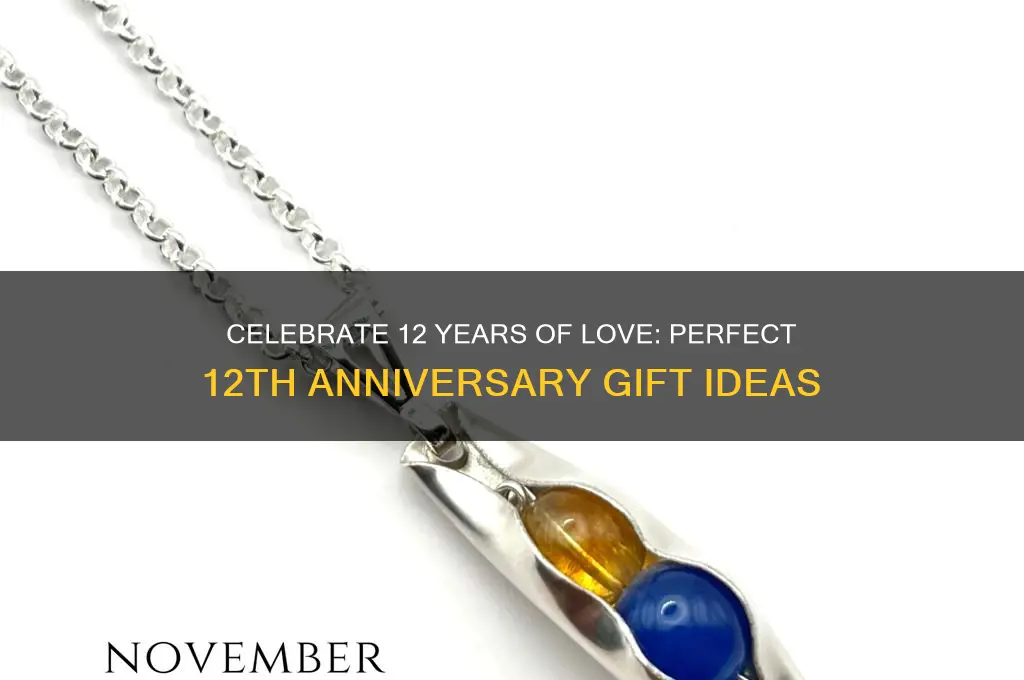 what to buy for 12th wedding anniversary