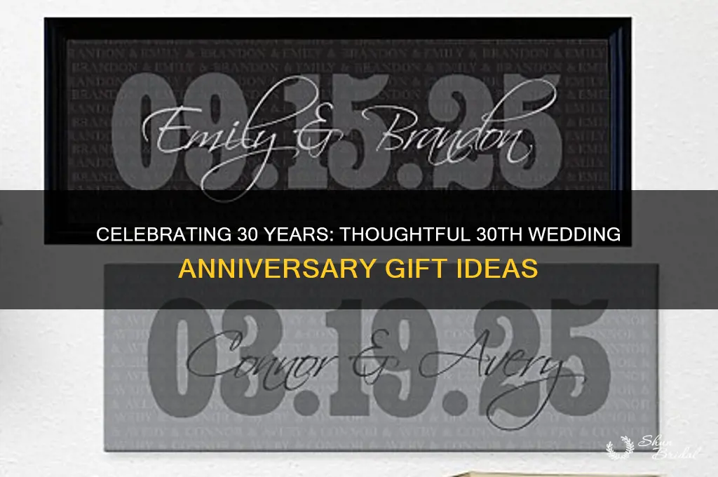 what to buy for 30th wedding anniversary
