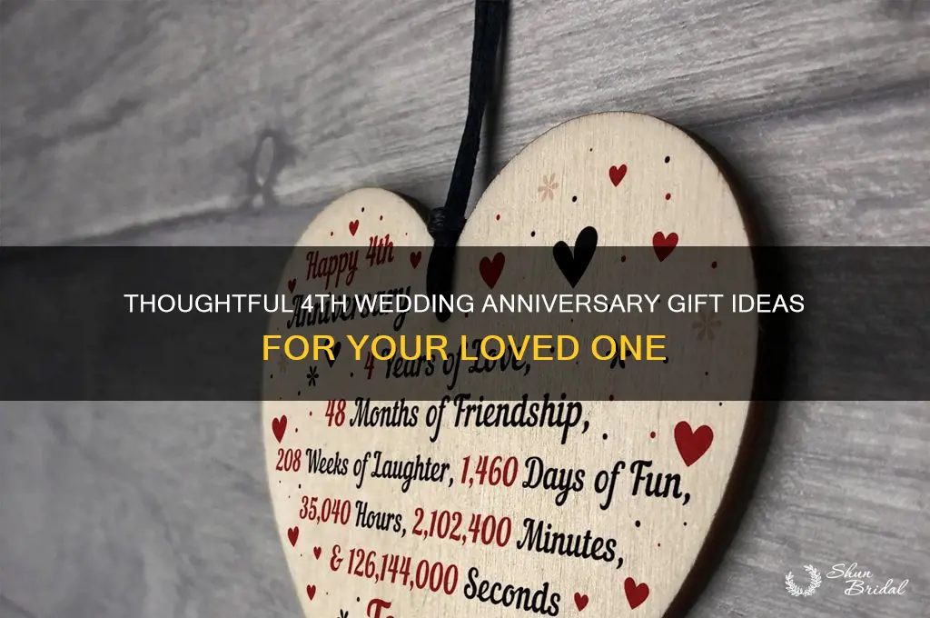 what to buy for 4th wedding anniversary