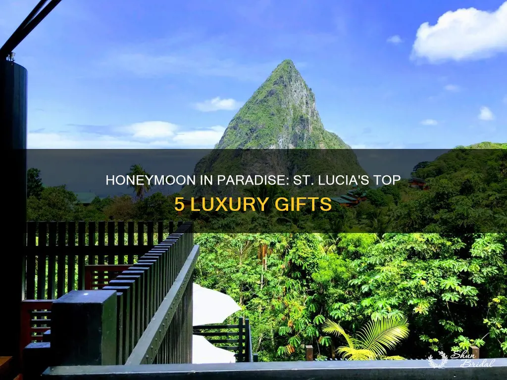 what to buy for a honeymoon in st lucia