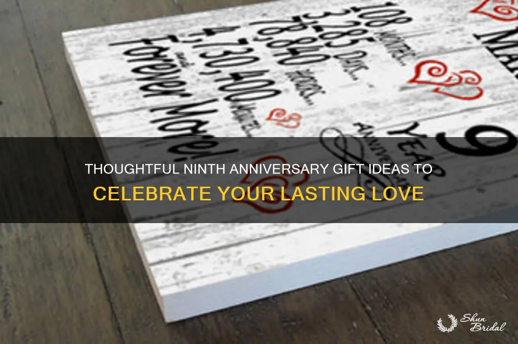 what to buy for a ninth wedding anniversary