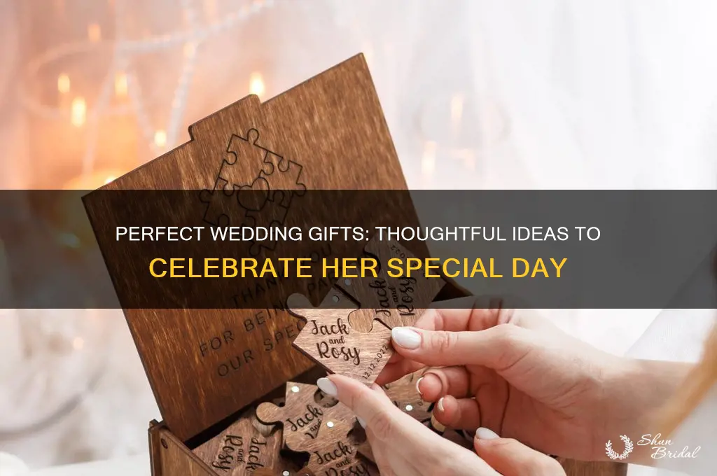 what to buy for her wedding