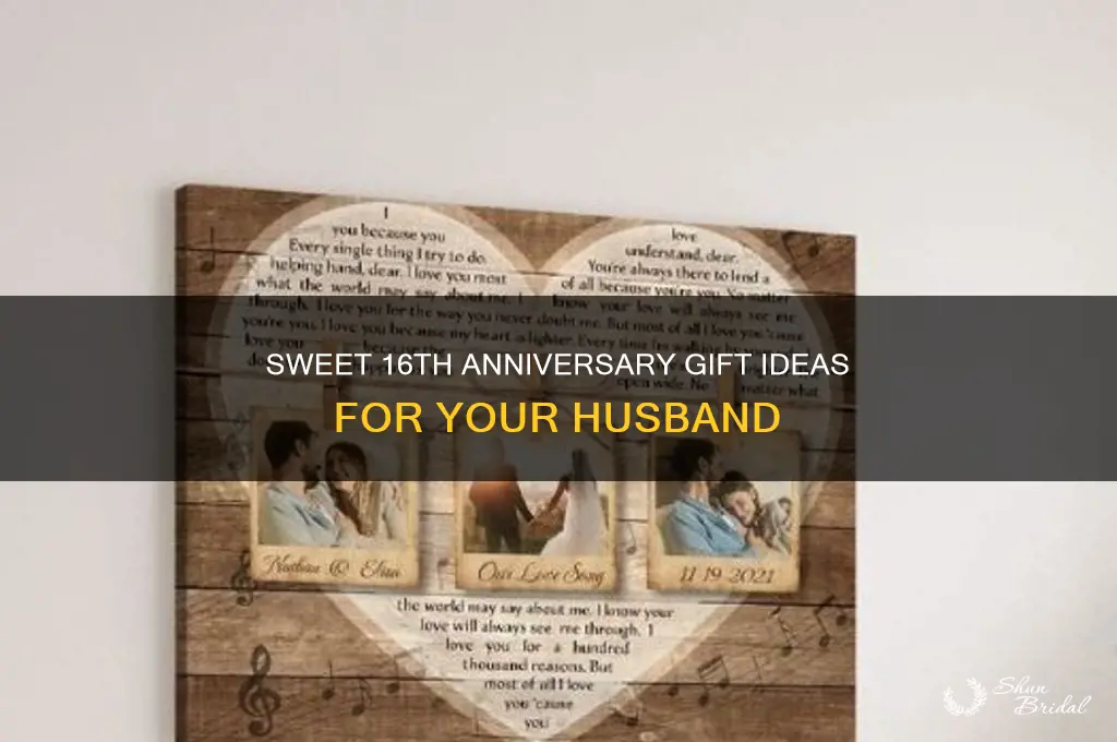 what to buy husband for 16th wedding anniversary
