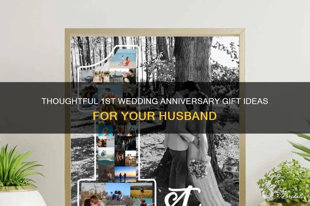 what to buy husband for 1st wedding anniversary