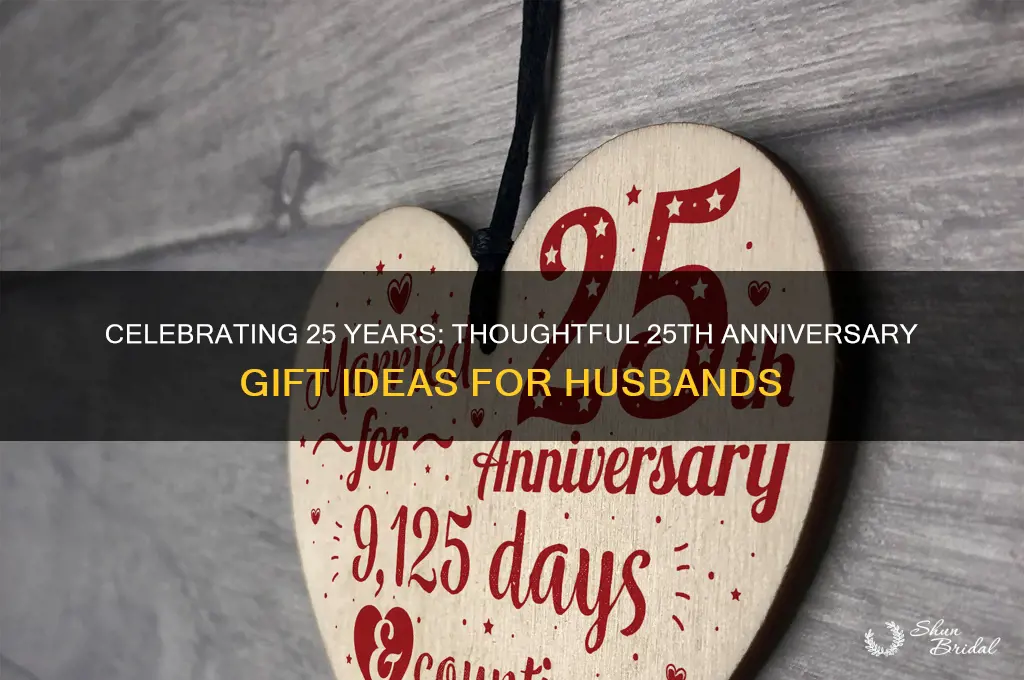 what to buy husband for 25th wedding anniversary