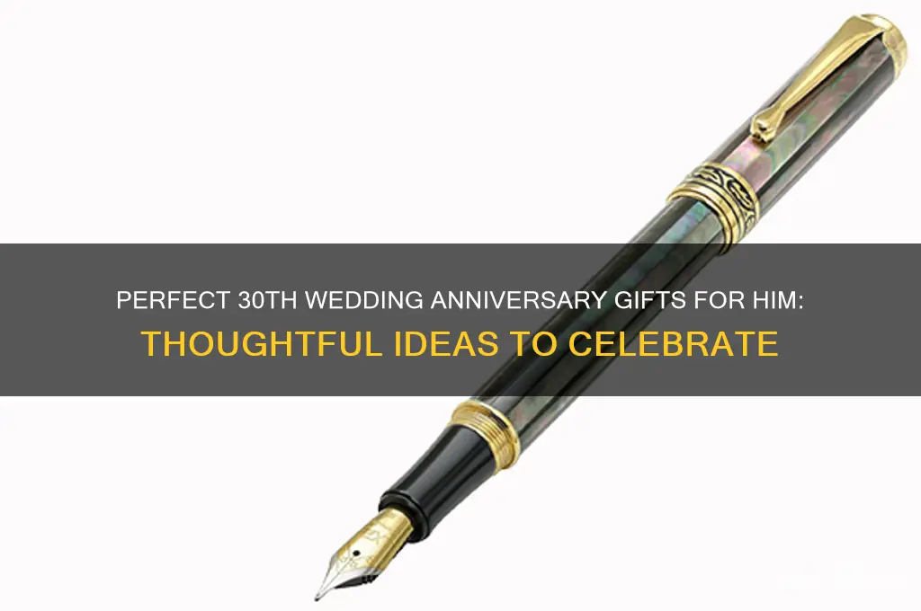what to buy man 30 wedding anniversary