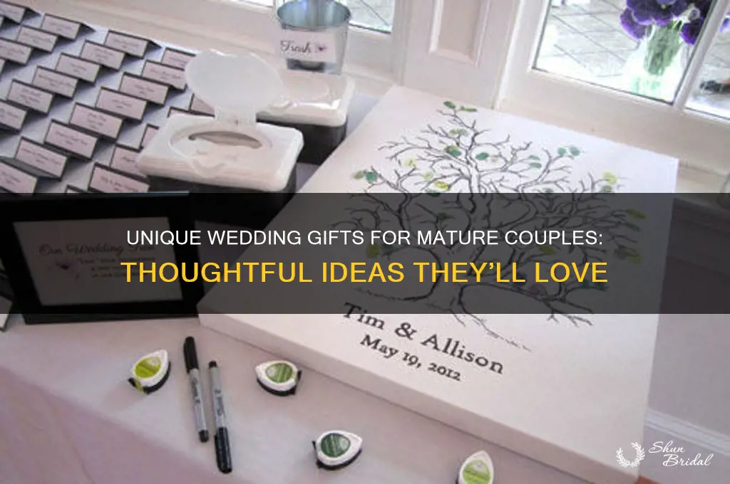 what to buy mature couple for unique wedding gift
