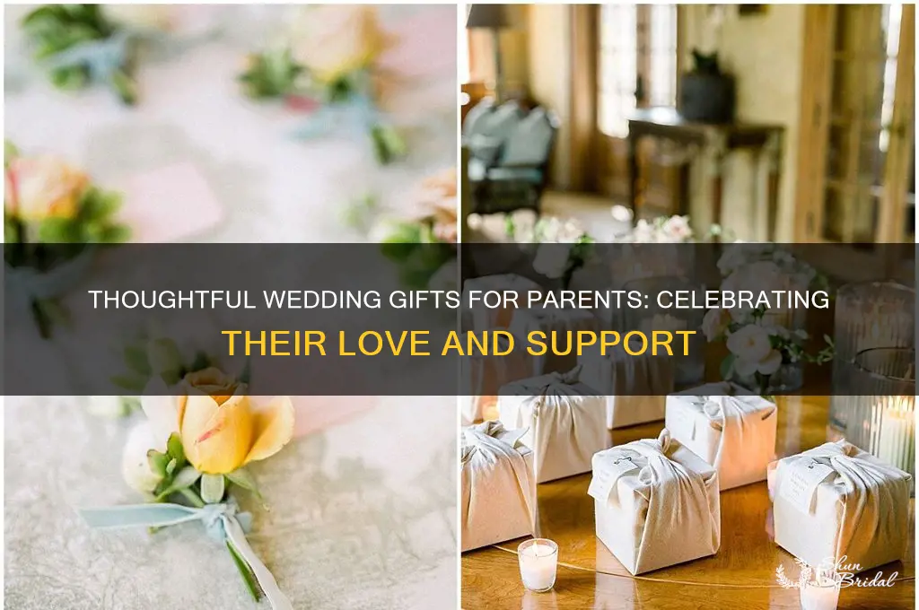 what to buy parents at wedding