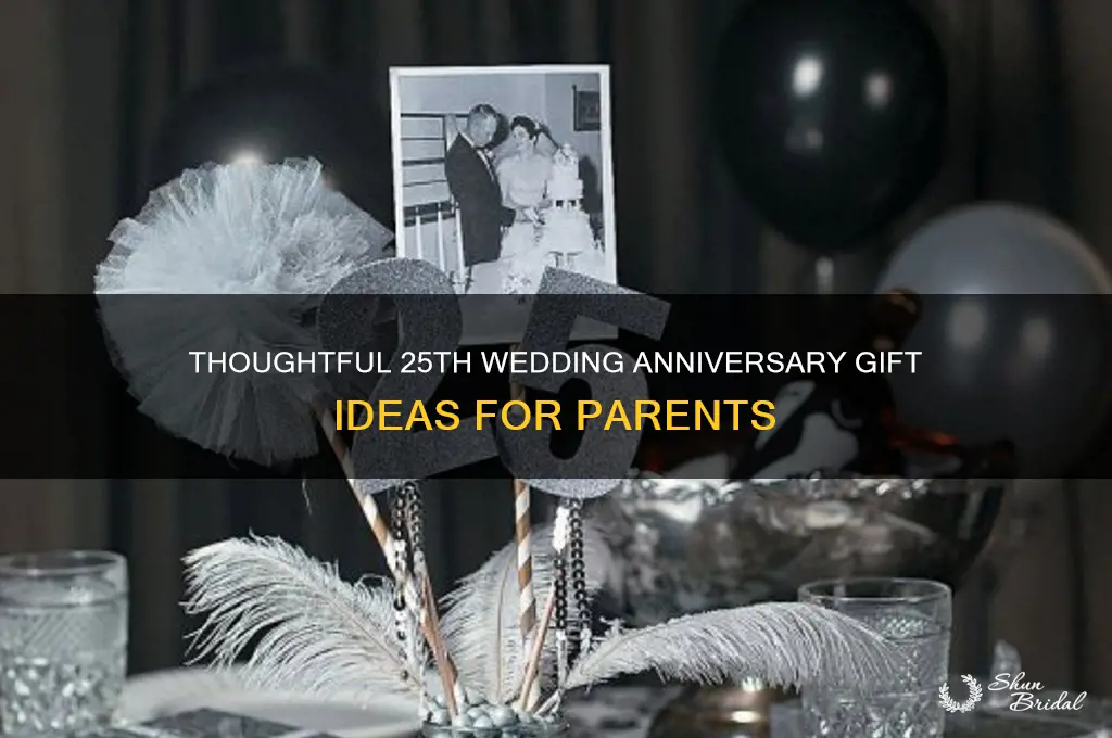 what to buy parents for 25th wedding anniversary