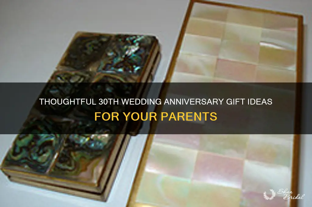what to buy your parents for their 30th wedding anniversary