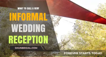 Casual Wedding Reception: Creative Naming Ideas