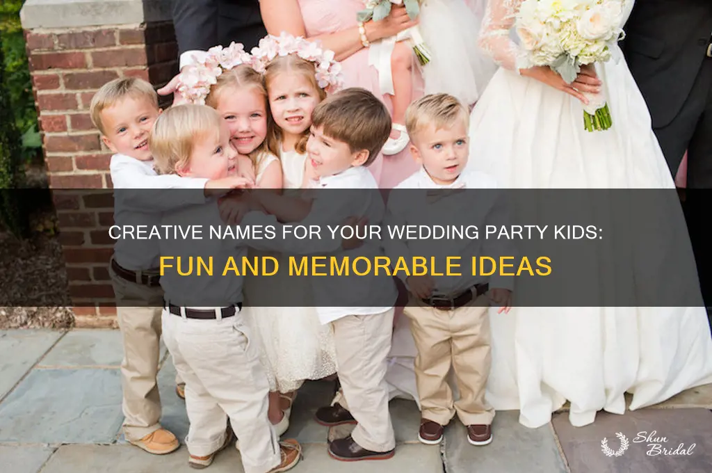 what to call ur children when there the wedding party