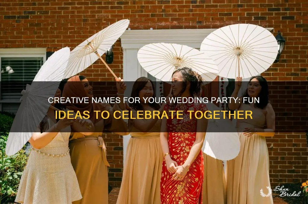 what to call your wedding party