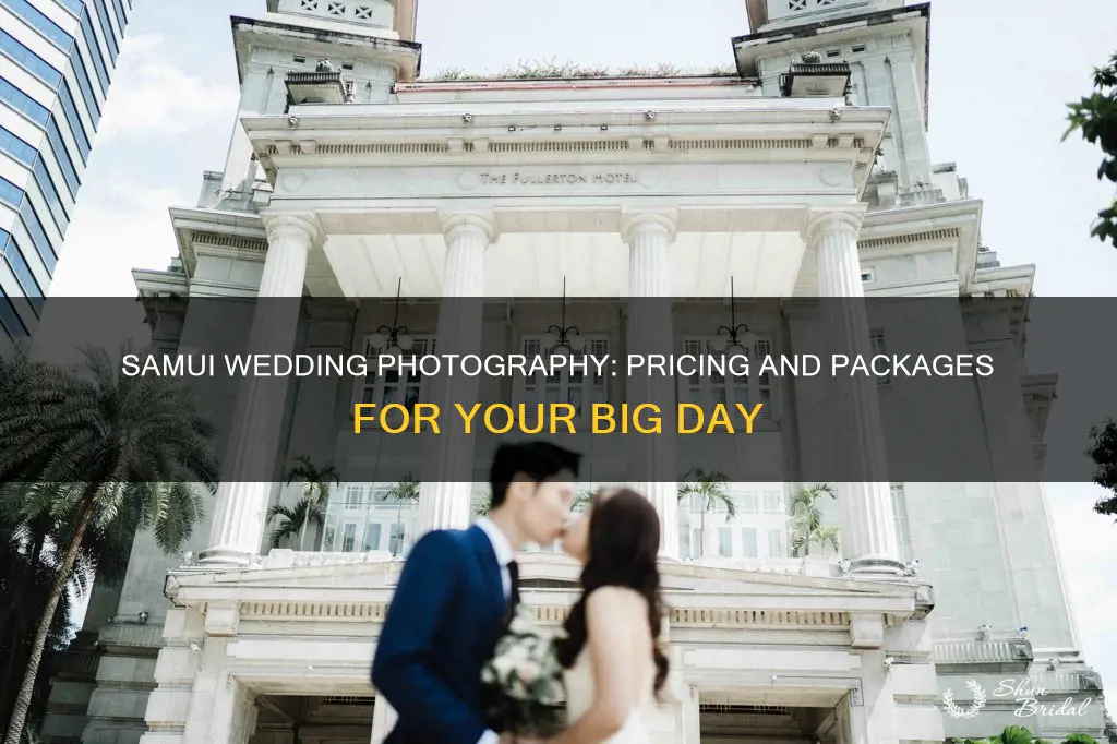 what to charge for wedding photography in samui