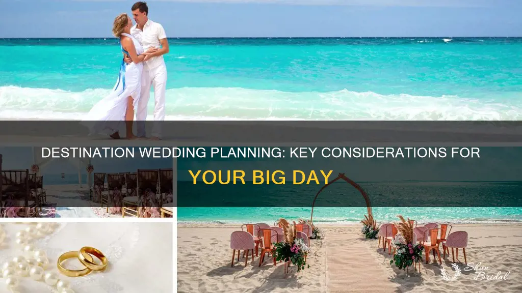 what to consider when planning a destination wedding