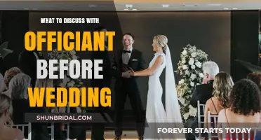 Key Conversations with Your Officiant Before Saying 'I Do
