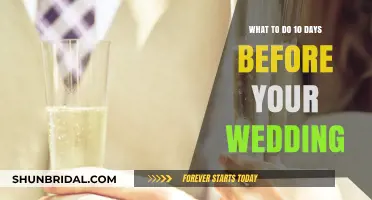 Final Wedding Prep: 10-Day Countdown to Your Dream Day
