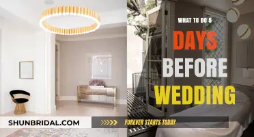 Final Wedding Prep: 5-Day Countdown to Your Big Day