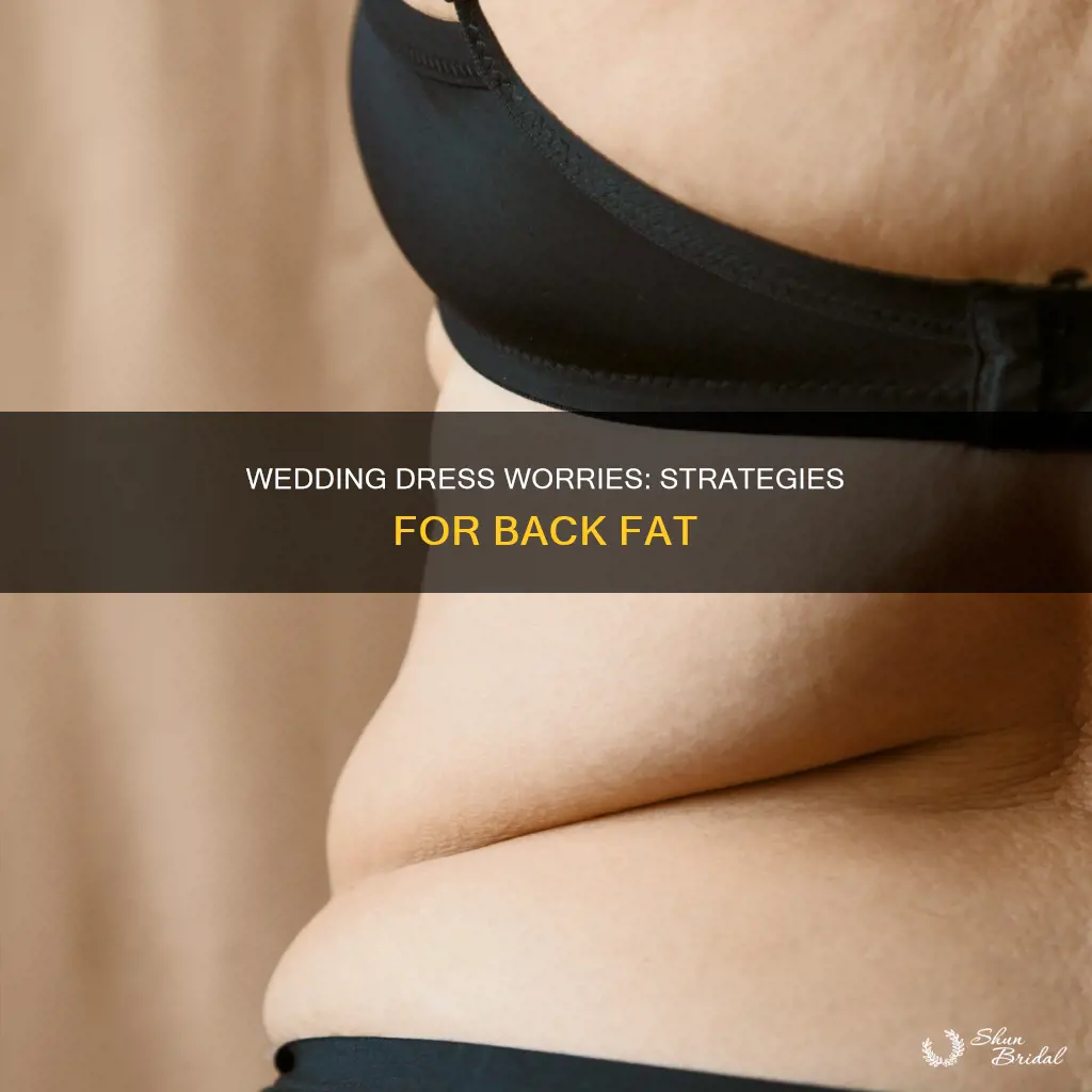 what to do about back fat in wedding dress