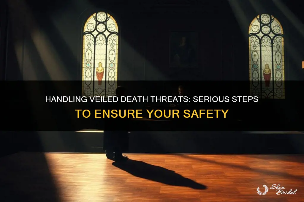 what to do about veiled death threats serious