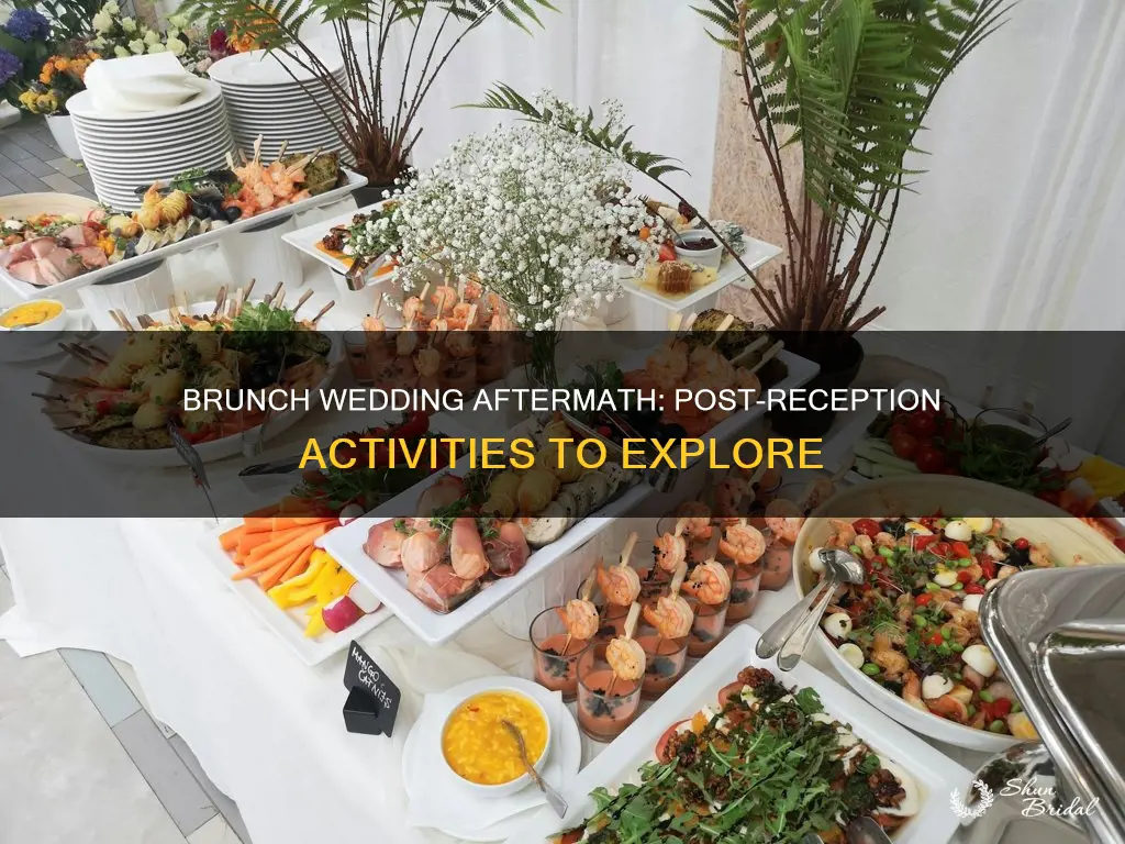 what to do after a brunch wedding reception