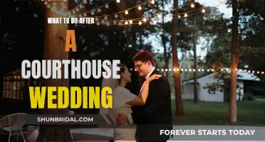 Post-Wedding Courthouse Nuptials: What's Next?