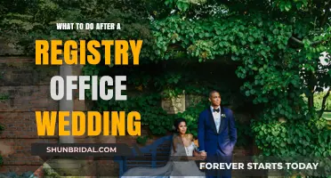 Post-Registry Nuptial Ideas to Celebrate Your Union