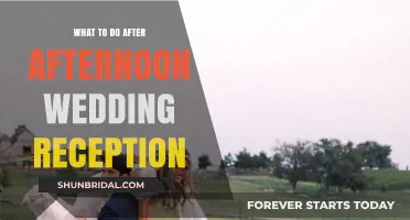 Post-Wedding Reception: Activities for the Afternoon