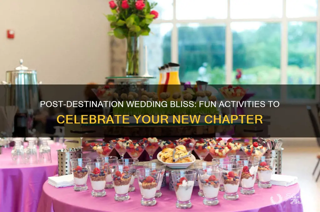 what to do after destination wedding ceremony