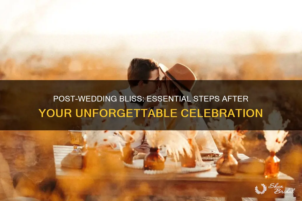 what to do after wedding party