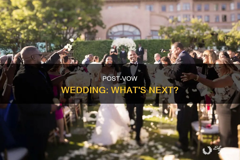 what to do after wedding vows