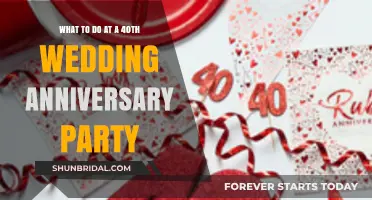 Celebrating 40 Years of Love: Fun Ideas for Anniversary Parties