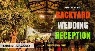 Backyard Wedding Reception: Fun Activities for Guests