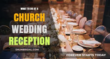 Church Wedding Reception: Activities and Ideas