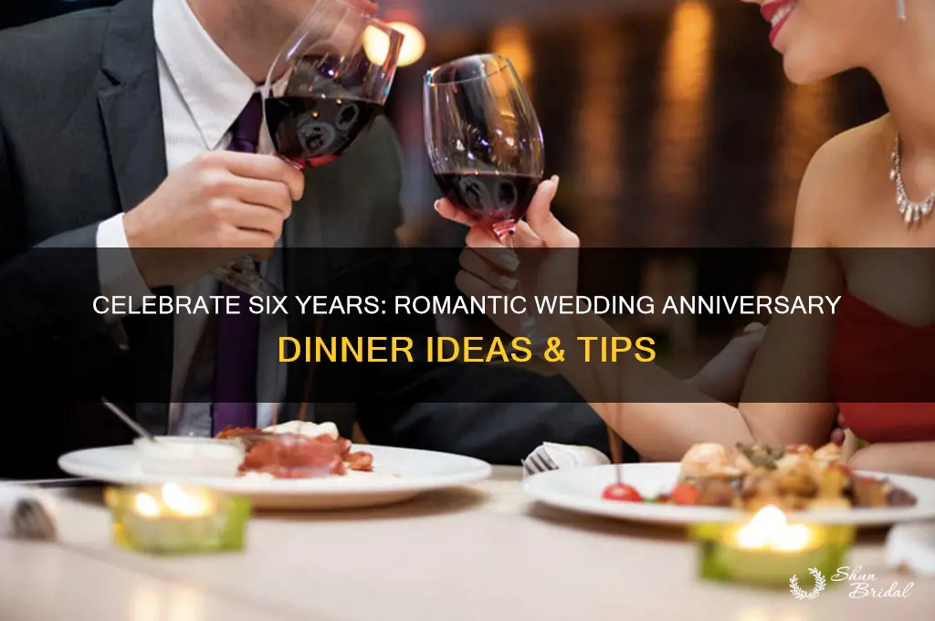 what to do at a sixth wedding anniversary dinner ideas