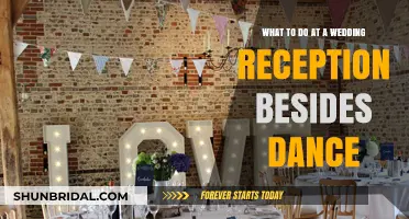 Creative Ways to Enjoy a Wedding Reception