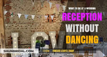 Creative Ways to Enjoy a Wedding Reception Without Dancing