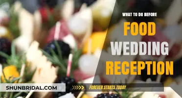 Wedding Food Prep: Pre-Reception Checklist