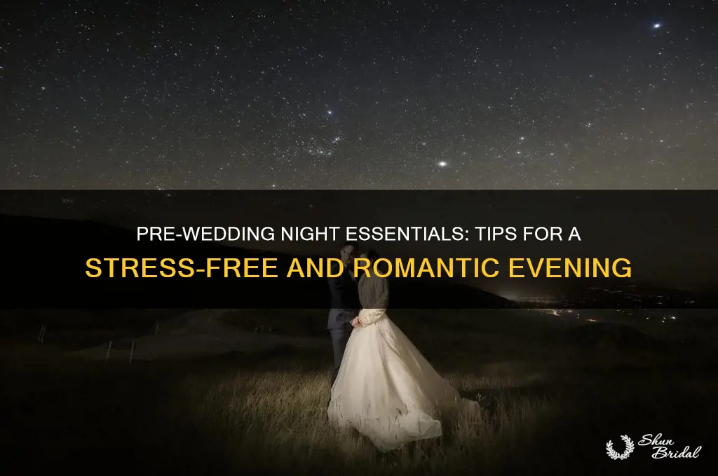 what to do before wedding night