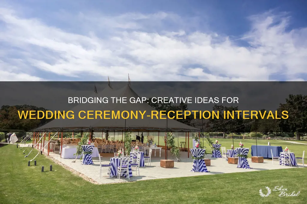 what to do between wedding ceremony and reception