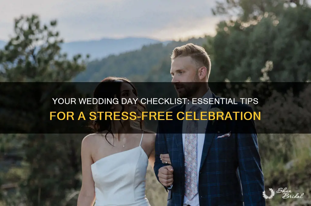 what to do day of wedding