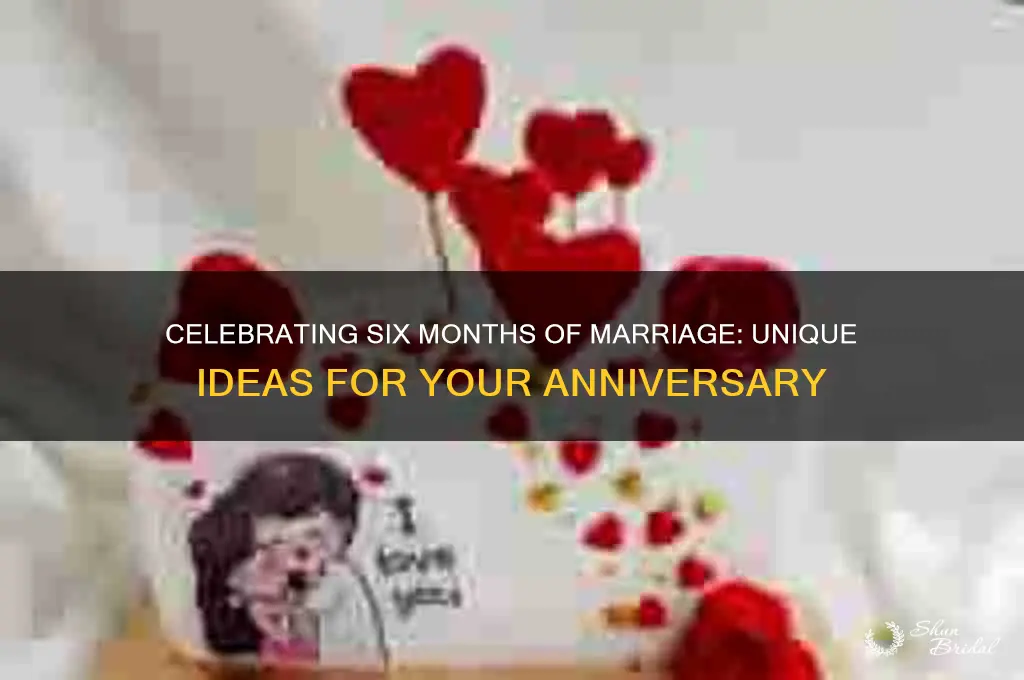 what to do for 6 month wedding anniversary
