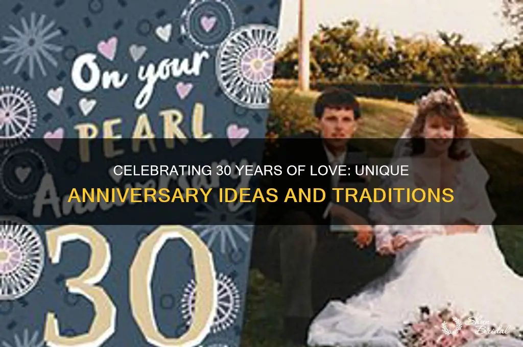 what to do for a 30 year wedding anniversary