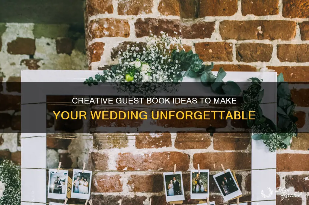 what to do for a guest book wedding