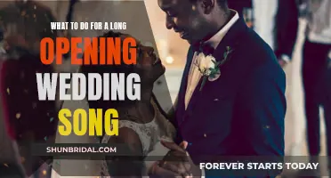 Long Opening Wedding Song: Creative Ideas for a Memorable Start