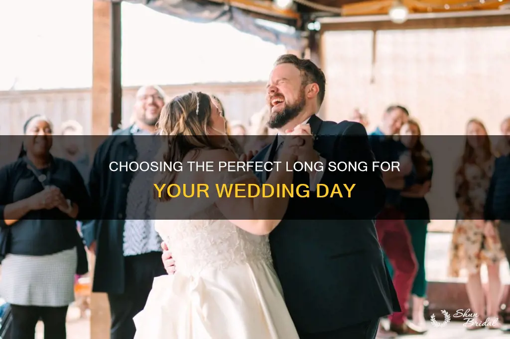 what to do for a long opening wedding song